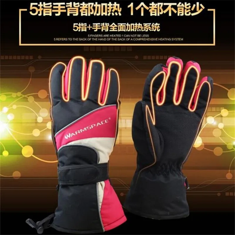 RU liquidación 3600MAH Smart USB guantes de calefacción eléctrica guantes de esquí impermeables con