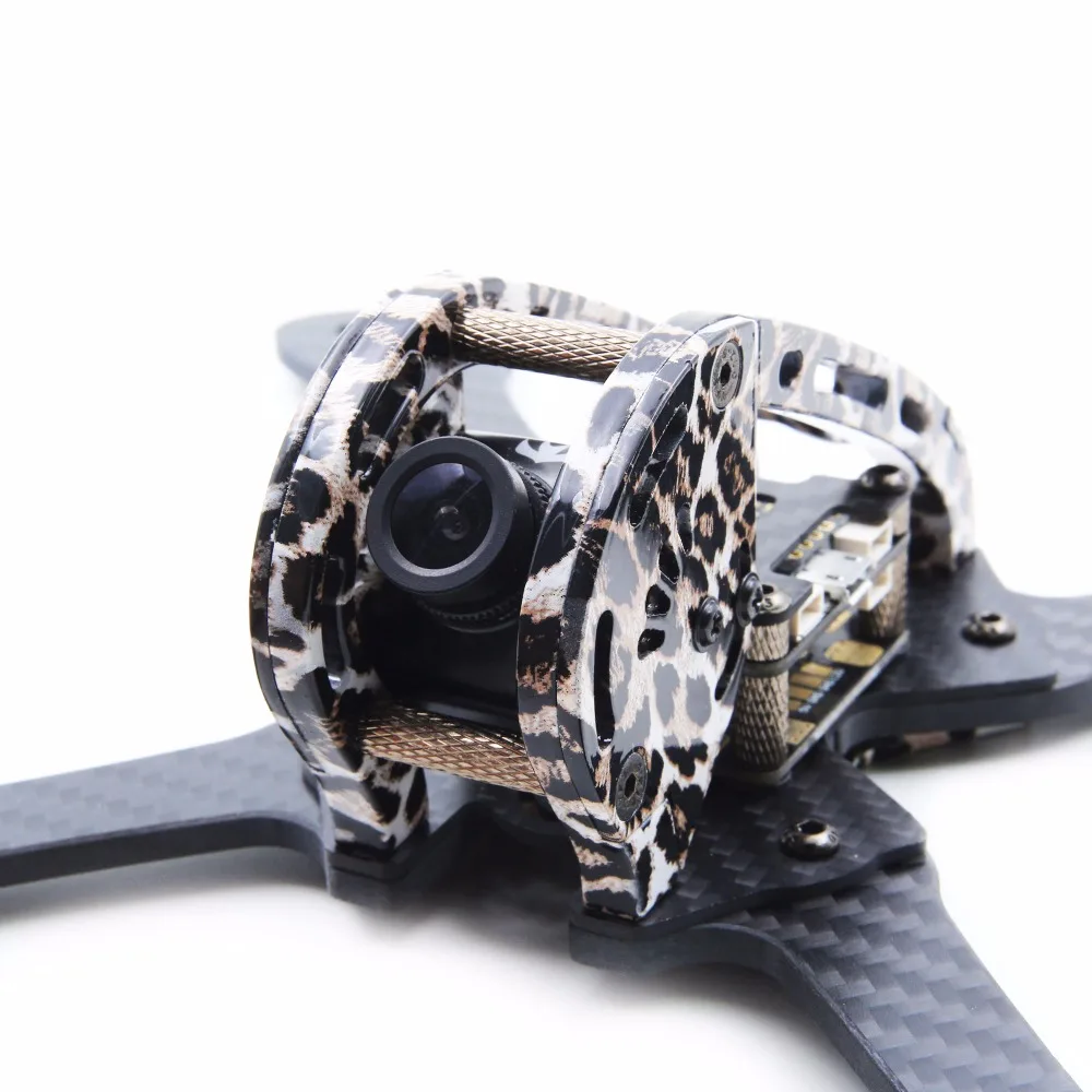 Квадрокоптер GEPRC Leopard 7075 195 мм 220 255 авиационный Алюминиевый карбоновый каркас DIY FPV
