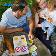 4/6 штук безопасный для маленьких Еда контейнер с поддоном Многофункциональный съемная Детские Путешествия Еда коробка для хранения