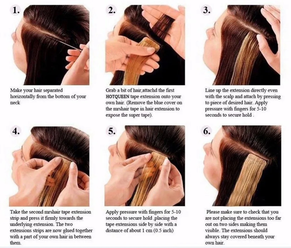 Neitsi Mini Tape In Human Hair Adhesive Extensions 12" 16" 20" None Remy Double Sided Tape Straight Skin Weft Natural Hair