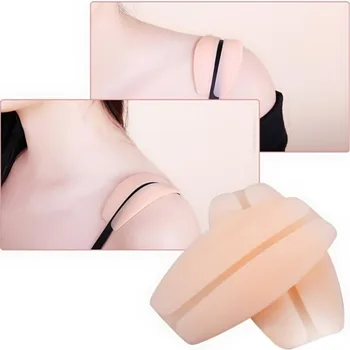 

1 Pair Silicone Shoulder Pad Soft Bra Strap Holder Cushions Non Slip Shoulder Strap Pads Holder Bra Relief Pain for Woman