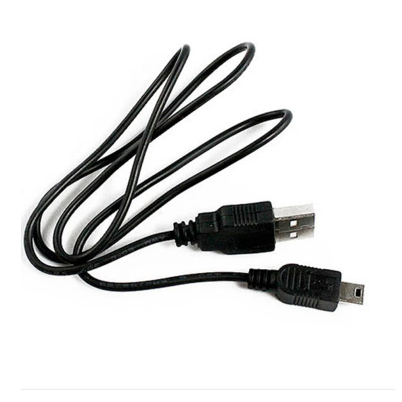 Черный USB 2.0 Мужской к Mini 5-контактный кабель для зарядки данных Адаптер шнура
