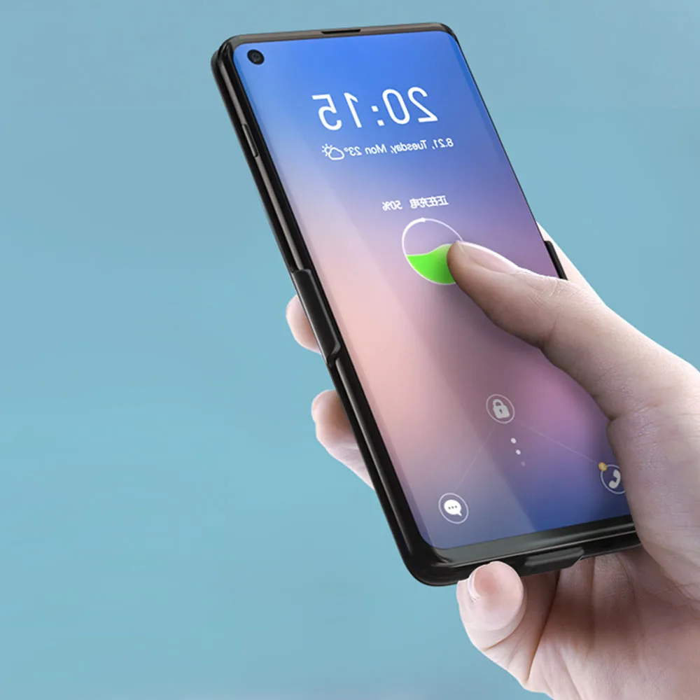 Чехол для зарядного устройства JINXINGCHENG для samsung Galaxy S10e, 7000 мА/ч, быстрое зарядное устройство с зажимом для Galaxy S10+ 7000 мА/ч, чехол для аккумулятора