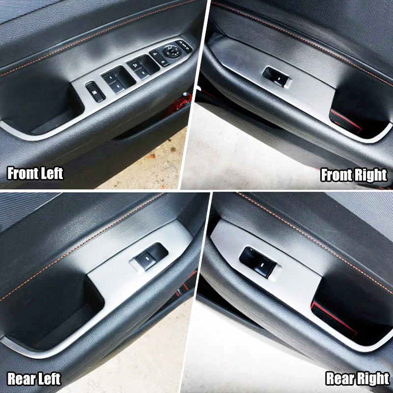 For-Hyundai-Sonata-LF-2015-2016-2017-Chrome-Inner-Door-Window-Switch-Panel-Armrest-Cover-Trim (1)