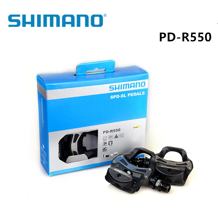 Педали PD R550 SPD SL бесцветные педали для шоссейного велосипеда езды на велосипеде с