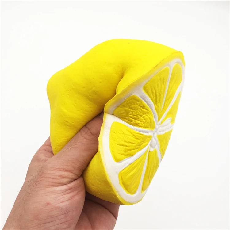 10 см Большой фрукты мягкими замедлить рост jumbo шнурки игрушечные лимоны squeeze kawaii Ремешок для ключей Грут телефон ремень