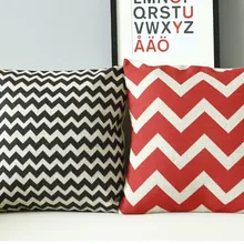 Красные, черные подушки в полоску, подушки для автомобиля и офиса, домашний декор, диванные подушки 45 см* 45 см, 2 шт./лот