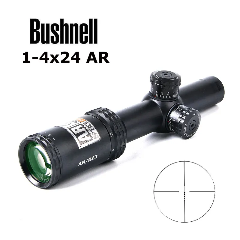 

1-4x24 AR Optics Drop Zone-223 Reticle Tactical Riflescope With Target Turrets Hunting Scopes For Sniper Rifle Caza