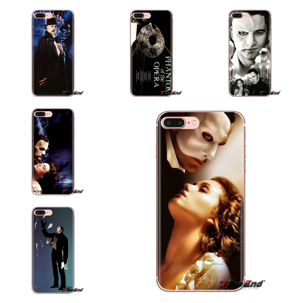 For Xiaomi Mi3 Samsung A10 A30 A40 A50 A60 A70 Galaxy S2 Note 2 Grand Core Prime Phone Covers The Phantom of the Opera Love Mask |