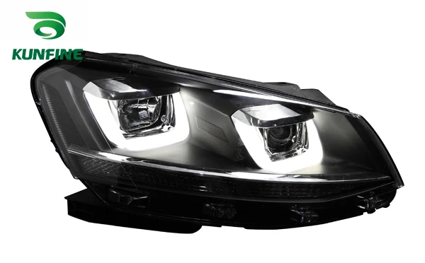 

Pair of Car Headlight Assembly for VW GOLF GOL 2013 Tuning Headlight Lamp Parts with Daytime Running Light Bi Xenon project