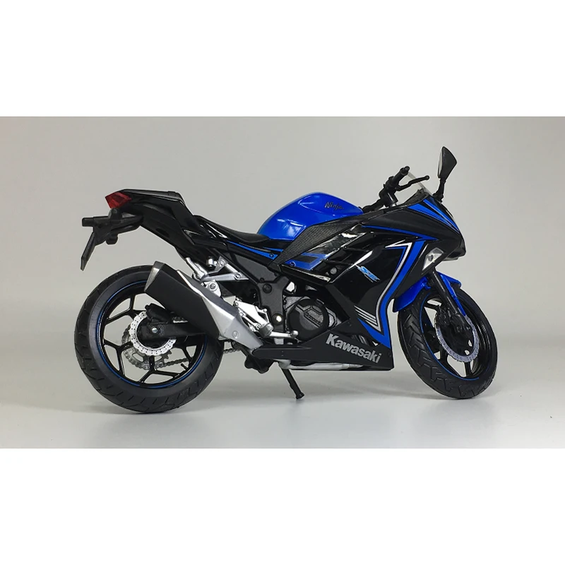 1:12 Kawasaki Ninja модель мотоцикла статический дисплей мотоцикл игрушка спортивный велосипед литая модель и транспортные средства игрушки