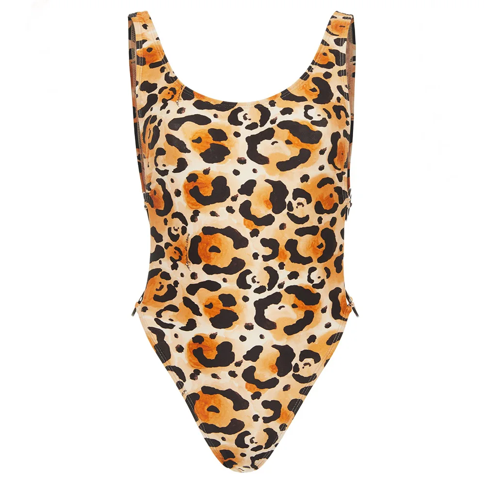 Женский купальный костюм Maillot ажурный купальник с железным кольцом и открытой