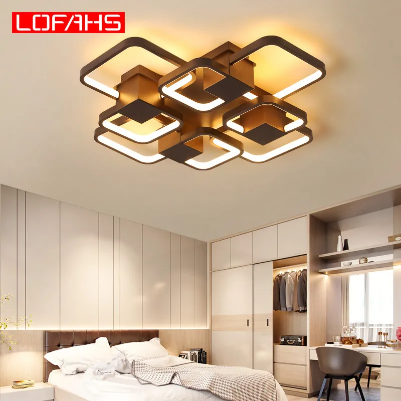 

LOFAHS modern led chandelier for living room bedroom kitchen lighting Indoor deco ceiling chandelier aluminum lamp lustres