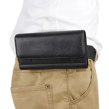 

Waist Clip Holster Phone Bag Case For Huawei Honor Note 10 Note 8 Doogee Y6 Max Case EL W9 E&L W9 Waist Bag Clip Belt Pouch Bag