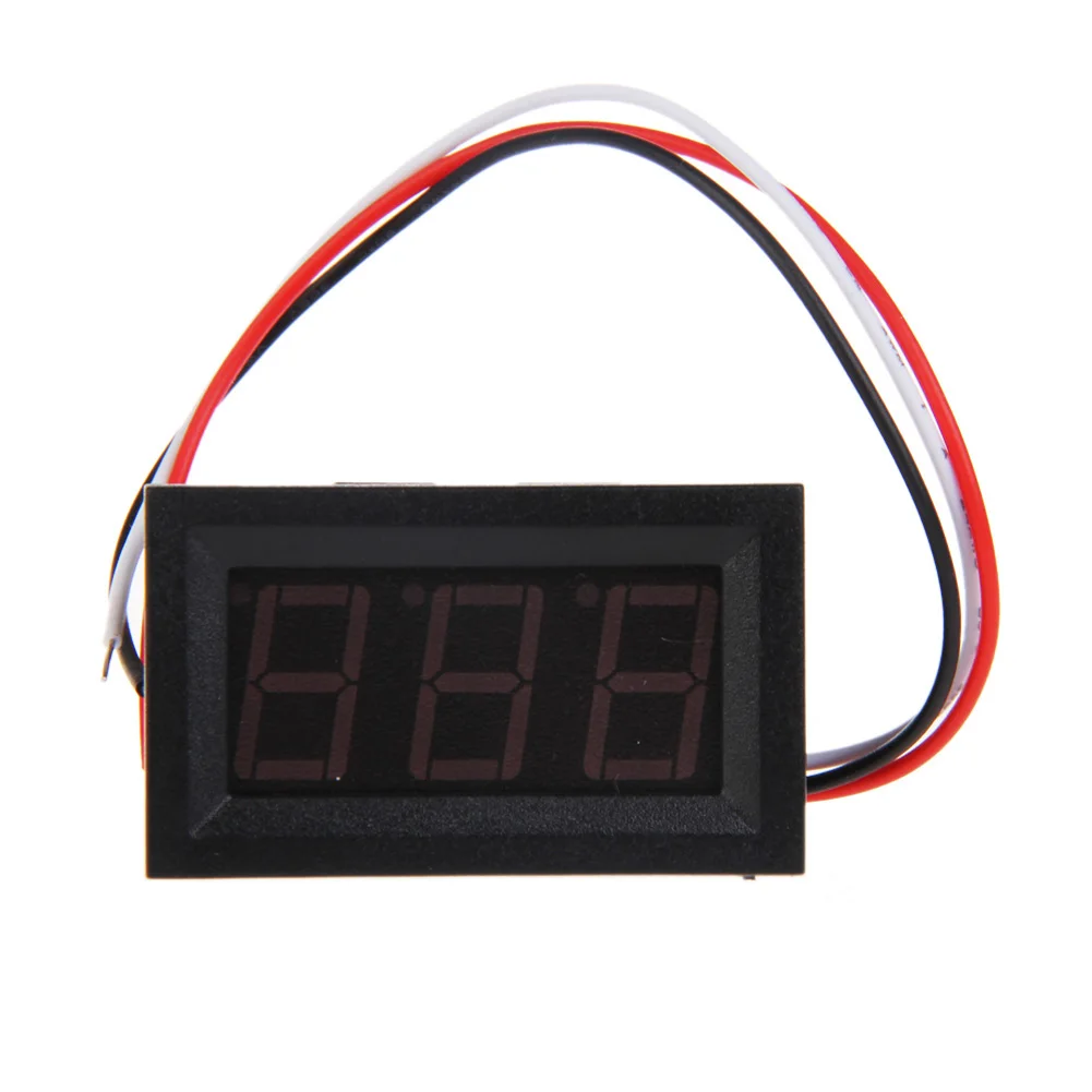 NG4S цифровой вольтметр постоянного тока 0 10 в RGB Светодиодная панель дисплей