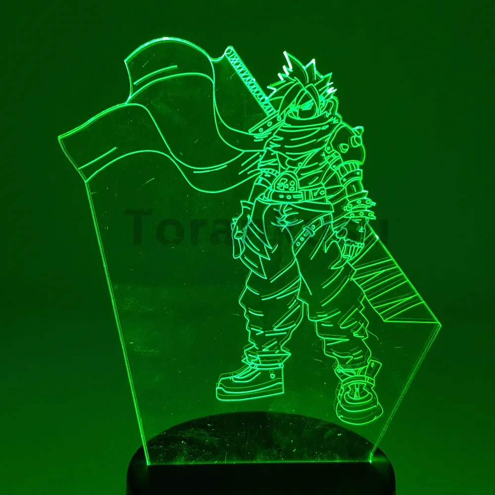 

Final Fantasy Action Figure Cloud Strife 3D Night Lights LED Changing Anime Final Fantasy Cloud 3D Lighting Toy