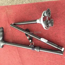 Ходячая трость медицинская Алюминиевая Телескопическая складная костыли трость