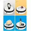 HQ 15x6cm Base d'affichage des marchandises, plateau tournant électrique à 360 degrés pour la photographie, plate-forme rotative automatique 4 vitesses ► Photo 2/6
