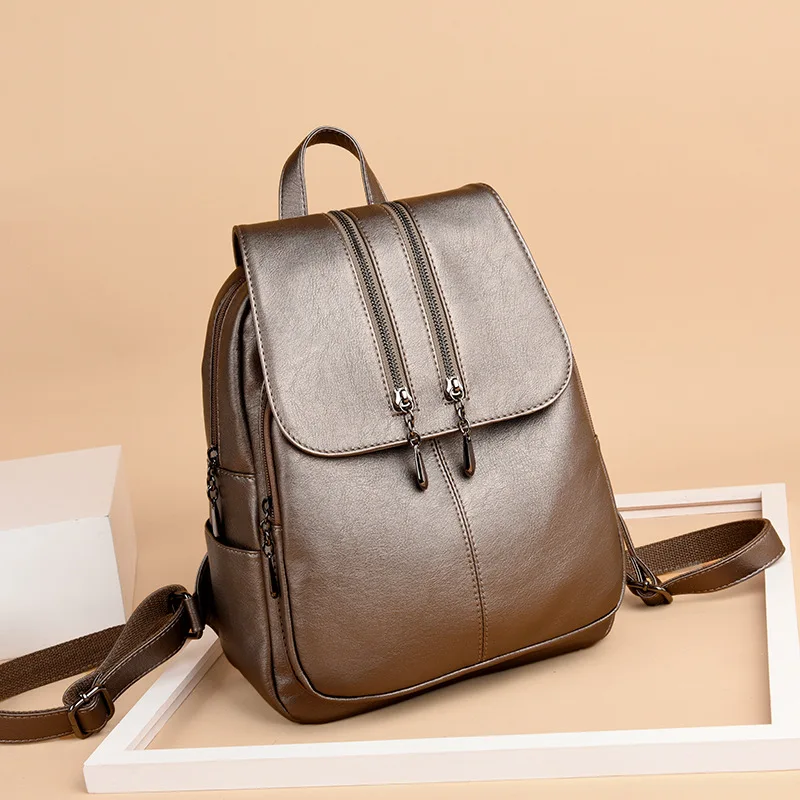 2018 Brand New Laptop Backpack Women Leather Luxury Backpack Women Fashion Backpack Satchel School Bag Pu