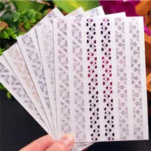 5 pcs/lot DIY scrapbook Hot gold paste 390 pcs photo album corner couple baby Corner fixed Bronzing photo Decoration Stickers