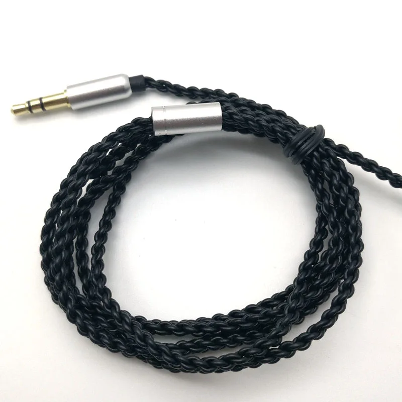 DIY ie800 кабель для наушников один кристалл медные провода 14 ядро X4 высококлассный
