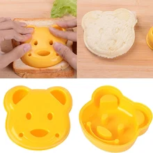 Медведь Форма Мультфильм сэндвичи, тосты, хлеб еда кухня формочка для печенья