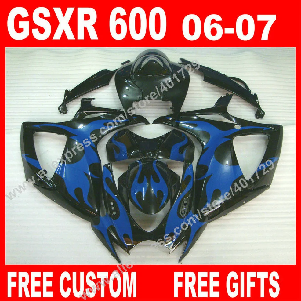 Liquor for Kawasaki Ninja ZX6R ZX-6R 2003 2004 Blue Brand New Motorcycle ABS Plastic Painted Injection Mold Bodywork Fairing Kit Set