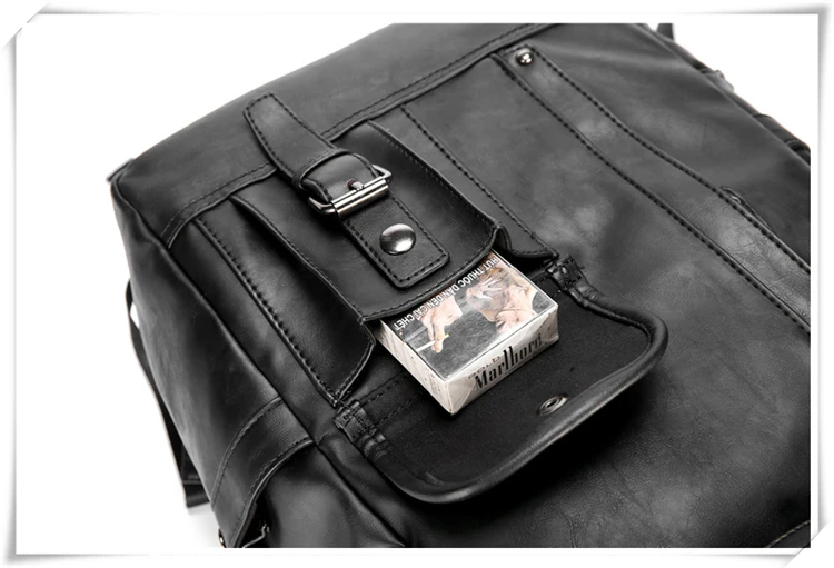 Акция мужской рюкзак в консервативном стиле мужской бренд ноутбук рюкзаки для мужчин ПУ кожа рюкзак большие школьные сумки