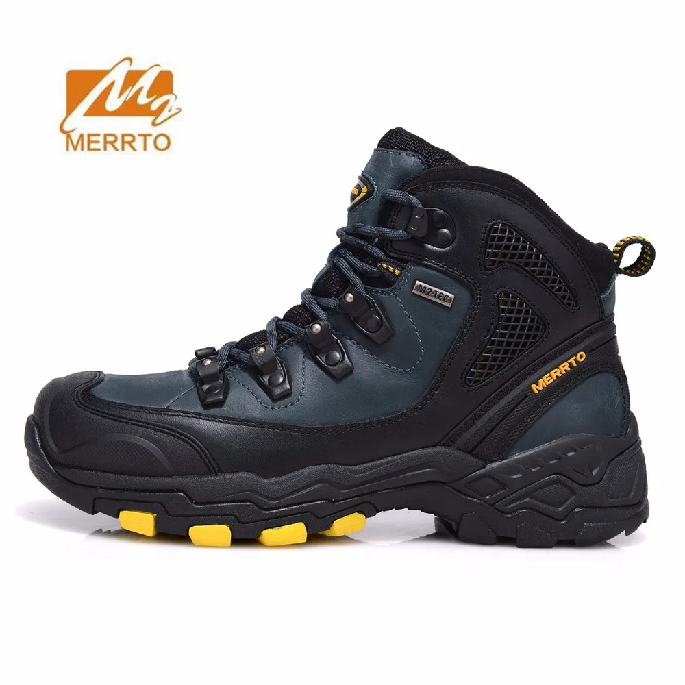 

MERRTO Men's Winter Waterpoof Hiking Trekking Sneakers Shoes Boots For Men Winter Climbing Mountain Boots Shoes Sneakers Man