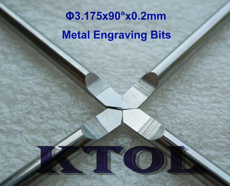 

1/8 Shank 90 Degree 0.2mm V Carve Tungsten Solid Carbide Router Bit CNC Carving Bits,Quality Router Cutters for Metal Engraving