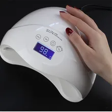 48 Вт SUN5 плюс Сушилка для ногтей 24 световых бусин УФ светодио дный лампа светодиодная лампа для маникюра педикюра быстро вылечивающая все типы маникюрных инструментов