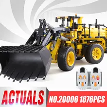 DHL LEPIN 20006 Série Technic O L350F pá carregadeira Modelo Blocos de Construção Tijolos Menino Brinquedos de Presente Carro Compatível LegoINGys 42030