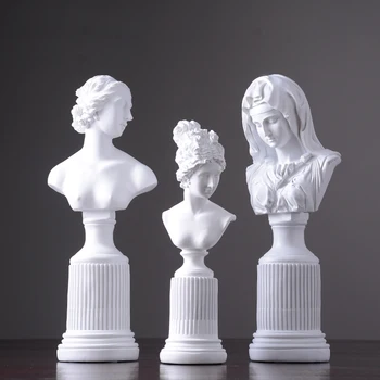 

Nordic Style Goddess sculpture Ornament character Arts and Crafts miniature figurines resinas planas de personajes home decor