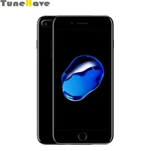 Apple iphone 7 e iphone 7 plus 4g original, lte, ios, câmera de 12.0mp, touch id, 32gb/128 smartphone usado de impressão digital, gb/256gb rom