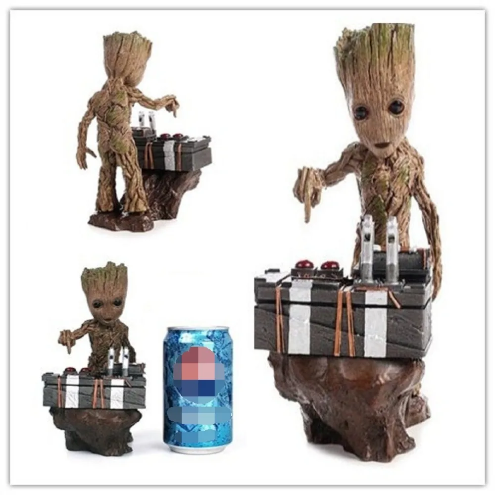 

Boxed Guardians of the Galaxy 2 DJ Tree Man Statue Resin Figure Collectible Model Toy 18cm Brinquedos Christmas Gift 2018