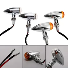 Cheap 2Pcs 4Pcs Motorcycle Chrome Bullet Turn Signals Indicator Lights Amber Lamp for Choppers Cruisers Honda Yamaha Cafe Racer Cheap 2Pcs 4Pcs Motorcycle Chrome Bullet Turn Signals Indicator Lights Amber Lamp for Choppers Cruisers Honda Yamaha Cafe Racer