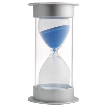 

45 Minutes Hourglass,Modern Sand Timer with Sand for Mantel Office Desk Coffee Table Book Shelf Curio Cabinet or End Table Chr