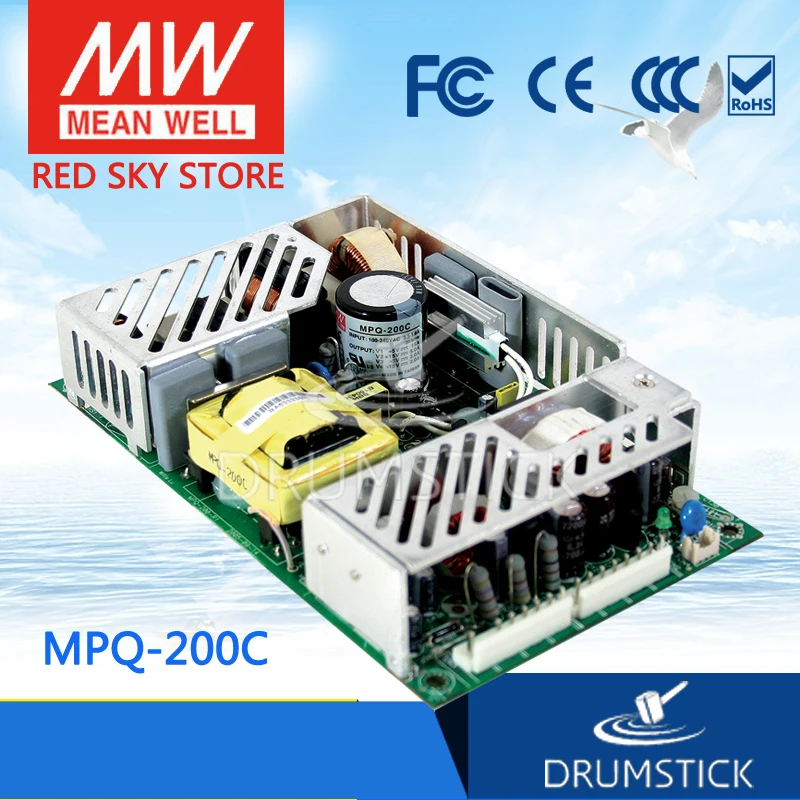 

MEAN WELL MPQ-200C meanwell MPQ-200 200W Quad Output Medical Type
