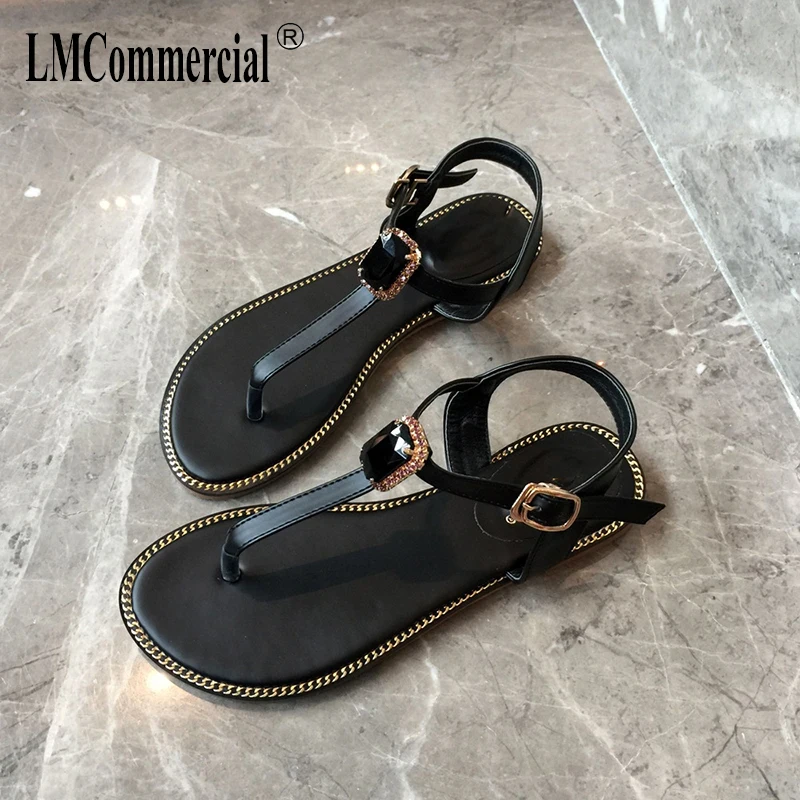 

Sandals Girls Student Holiday Student Flat-soled Sandals luxury shoes women designers slippers flip-flops female beach outdoor