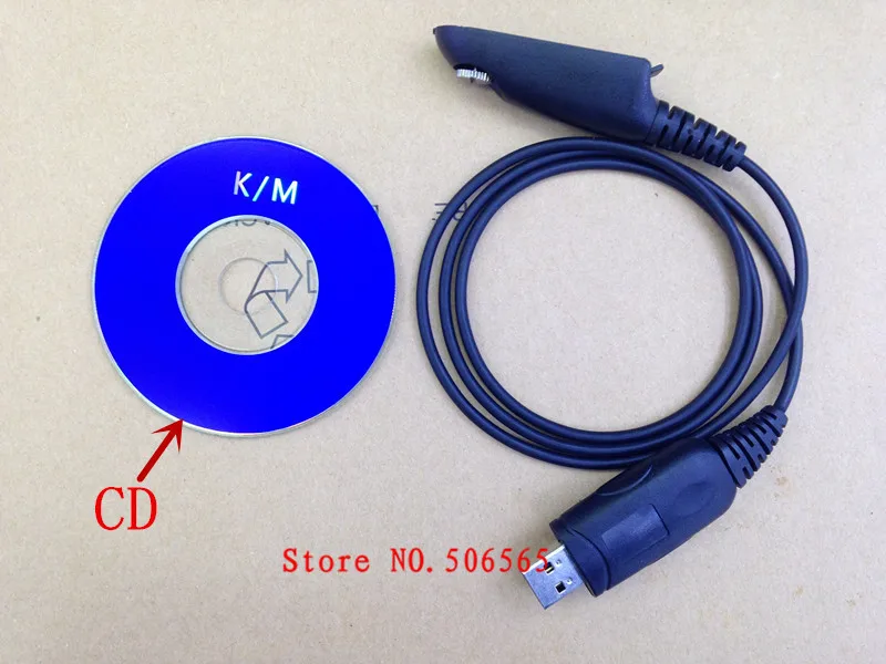 USB кабель для программирования honghuismart motorola gp328 gp338 gp340 двухсторонняя рация с CD