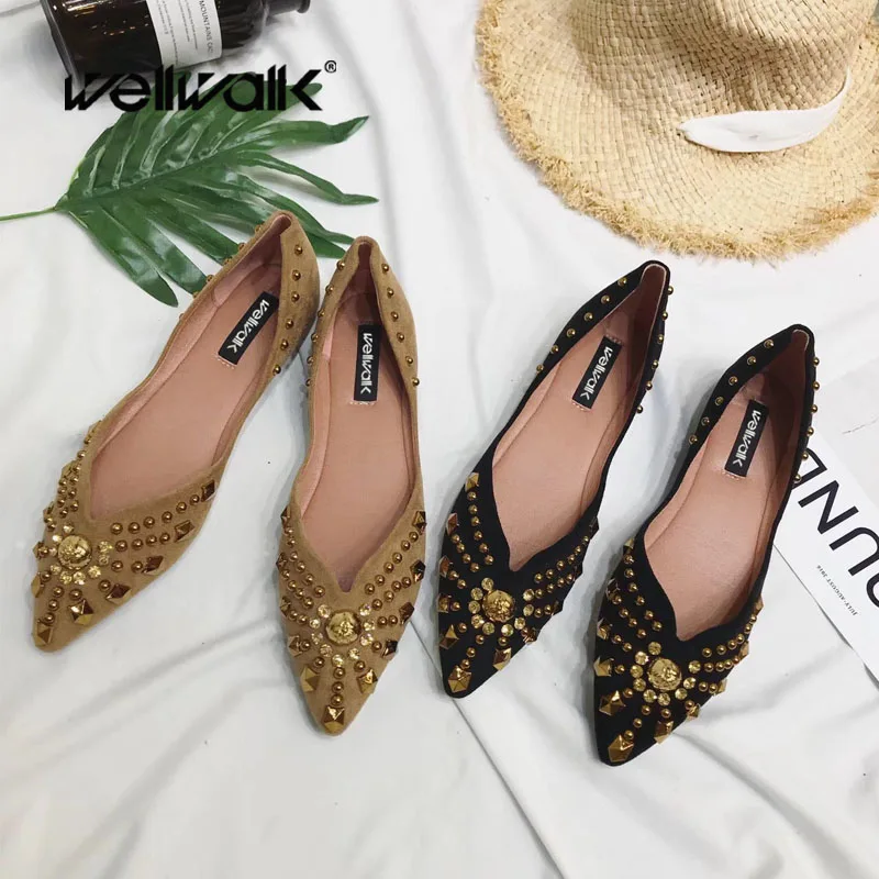ballet flats with strings