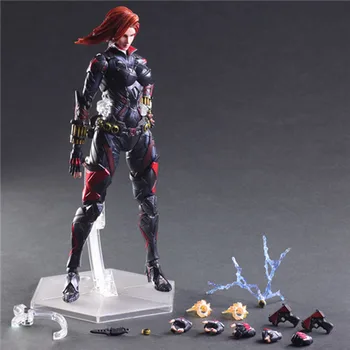 

PA Change Marvel Avengers Black Widow Action Figure Collection Craft Ornaments Kids Toy Gift