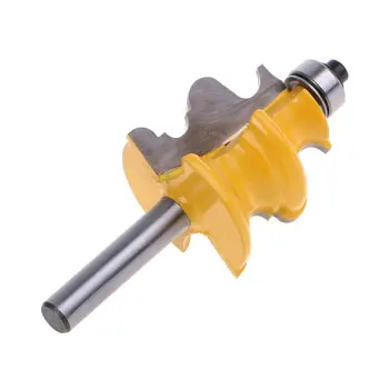

8mm Shank Architectural Cemented Carbide Molding Woodworking Router Bit Wood Cutting Milling Cutter Power Tools