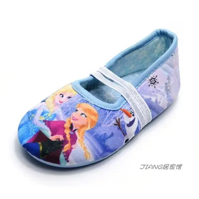 Disney children cartoon girl princess cotton shoes home shoes dance shoes frozen home cotton shoes