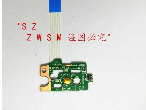 

Genuine New Free Shipping Power Button switch ON-OFF Board for HP PavilionCSERIES DA0U83PB6E0 732076-001