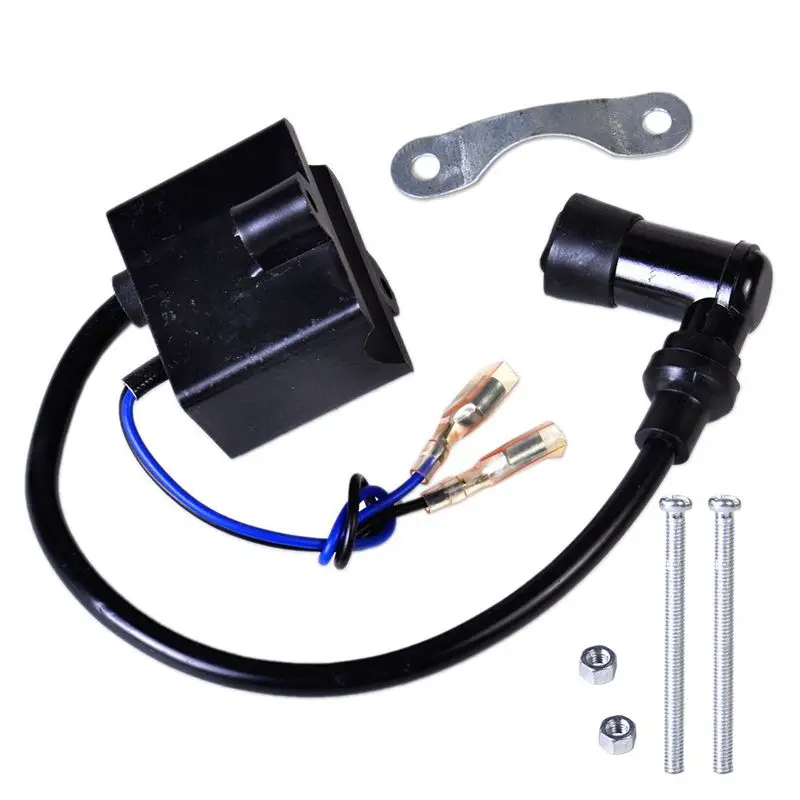 Goede Bobine + Magneto Stator Coil + Sparkplug Voor 49cc 50cc 60cc 80cc 2 Takt Motor Motor Gemotoriseerde Fiets