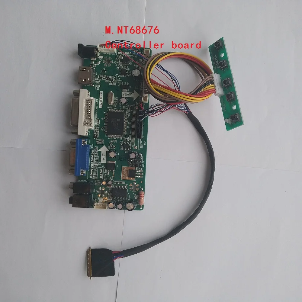 LED LCD M.NT68676 HDMI DVI VGA LVDS Controller board driver Kit DIY for LP133WH2(TL)(N3) 1366*768 13.3&quot screen card monitor |
