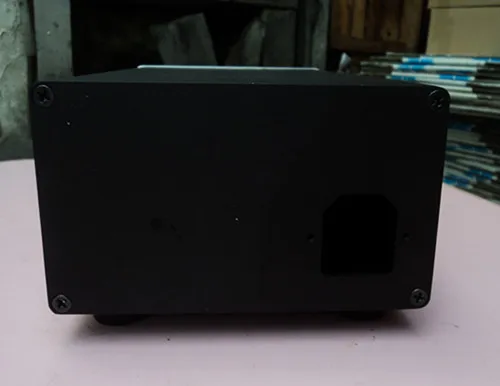 mini Full aluminum Silver panel Power amplifier chassis AMP case Enclosure headphone amp case PSU Box DIY 