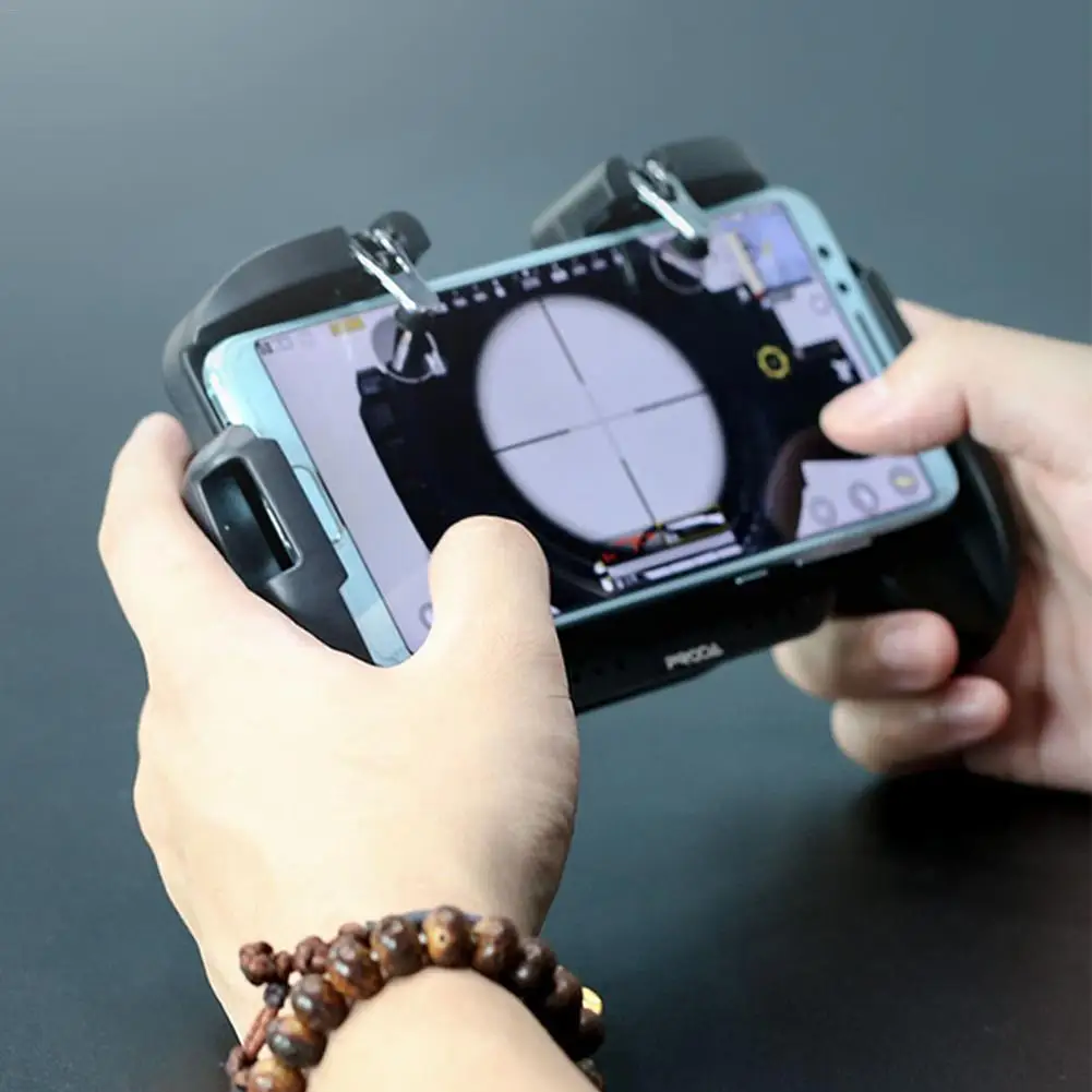

Multi-Functional Game Phone Holder For 5-7 Inch Mobile Phone Cooler Heat Sink Cooling Game Controller Use For Game Playing