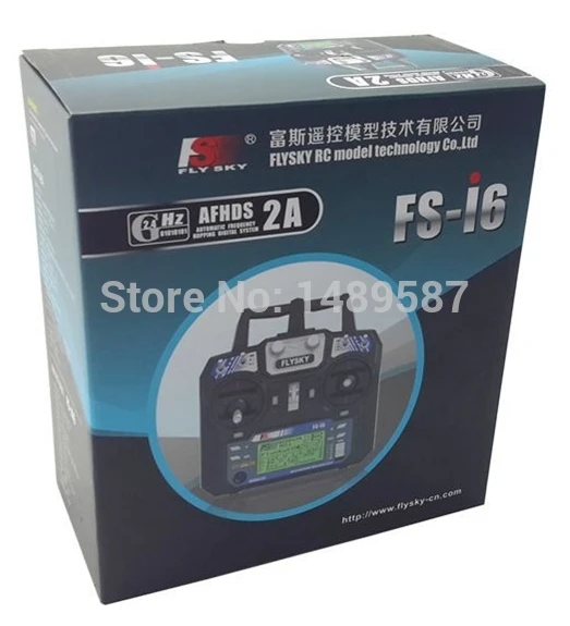 Новейший Flysky FS i6 I6 2 4G 6ch RC контроллер передатчика с ресивером для